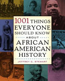 Image for "1001 Things Everyone Should Know about African American History"