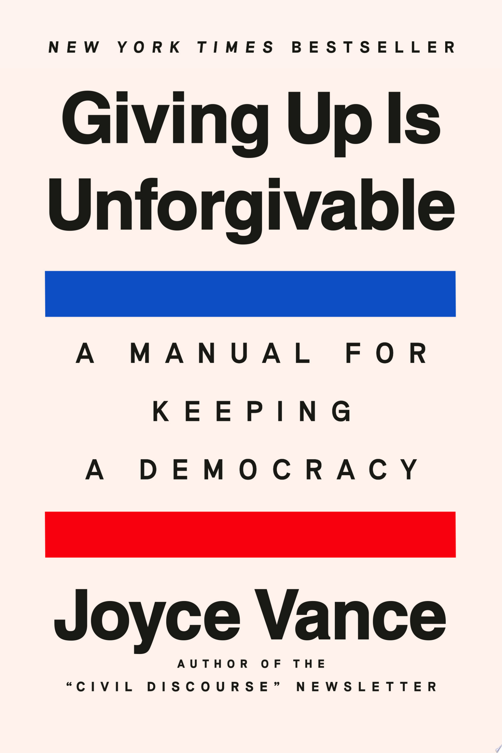 Image for "Giving Up Is Unforgivable"