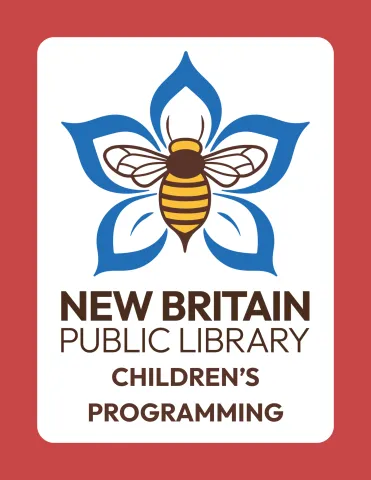 Library Logo with Childrens Background
