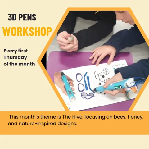 3D Pen Thursdays - The Hive Theme