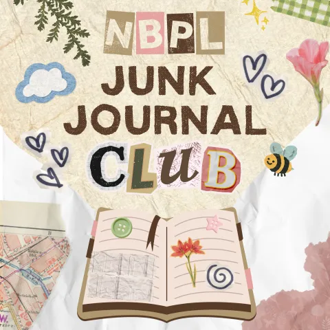 Graphic that reads "Junk Journal Club"