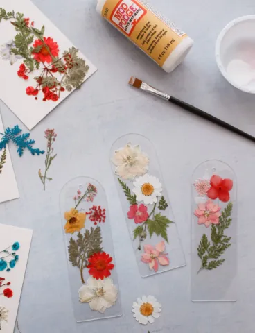 Flower Pressed Bookmark