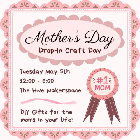 mothers day craft day graphic
