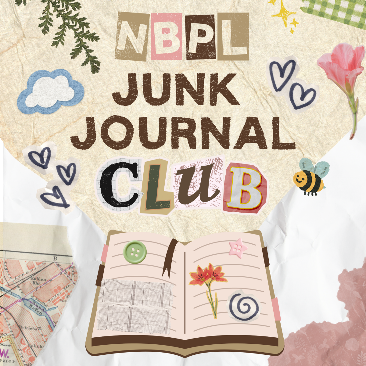 Graphic that reads "Junk Journal Club"