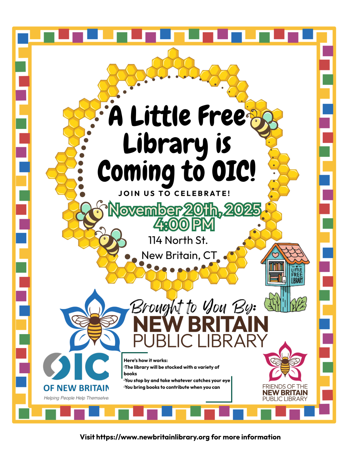 Little Free Library @ OIC flyer