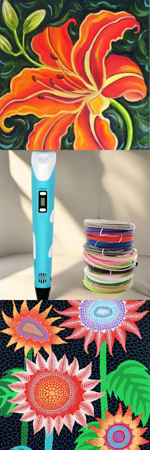 Examples of art from women artists.